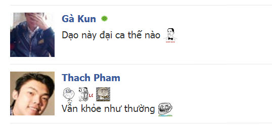 Troll Face on Facebook Chat