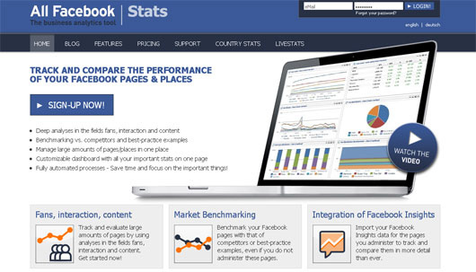 Công cụ tạo thống kê chi tiết cho Facebook Fanpage