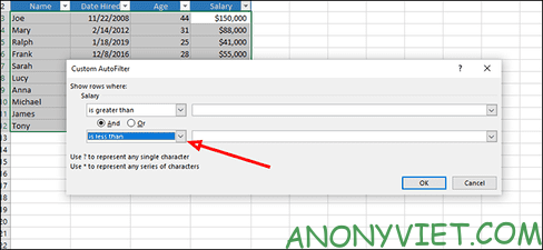 Cách sắp xếp và lọc dữ liệu trong Excel