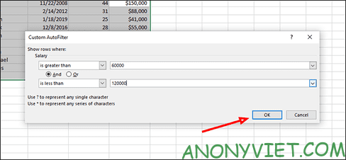 Cách sắp xếp và lọc dữ liệu trong Excel