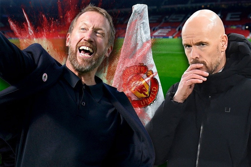 Sir Jim Ratcliffe chọn Graham Potter thay Erik ten Hag dẫn dắt MU