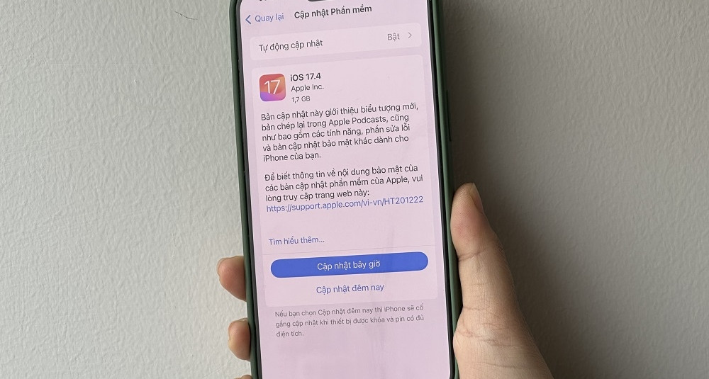 Apple phát hành iOS 17.4, bản cập nhật quan trọng chưa từng có cho iPhone