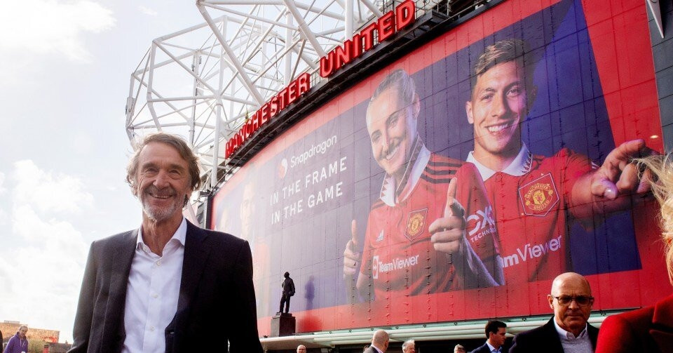 MU chính thức bán 25% cổ phần cho Sir Jim Ratcliffe