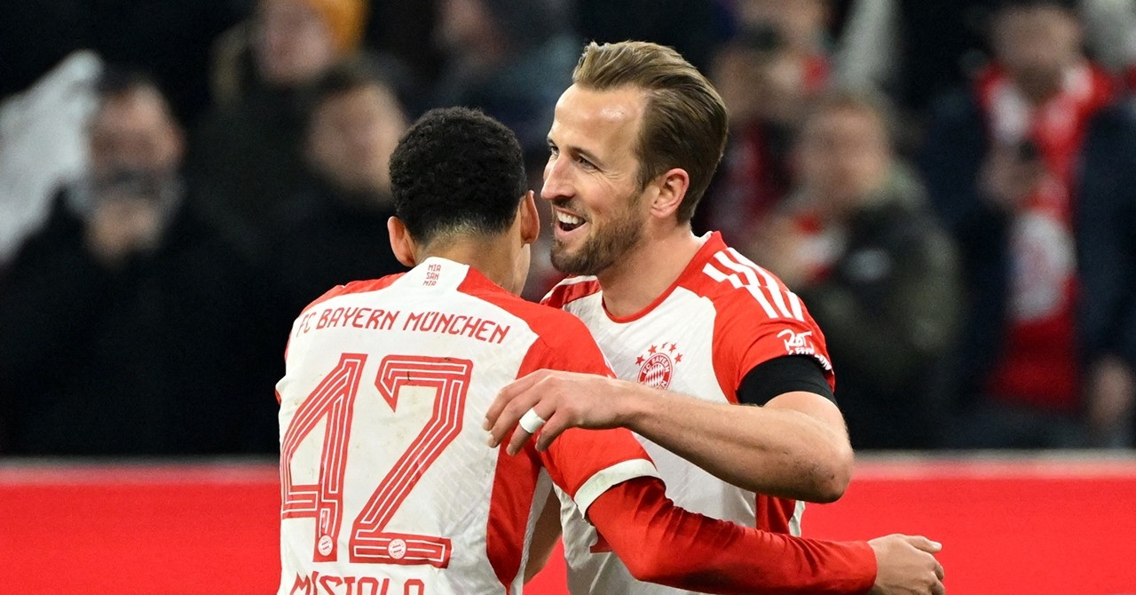 Harry Kane chói sáng, Bayern Munich thắng giải tỏa
