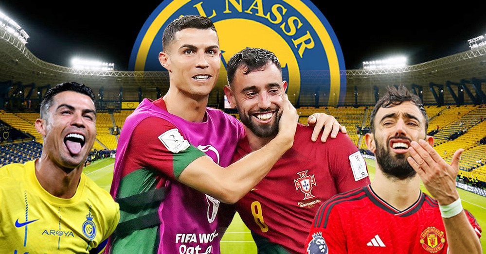 Ronaldo giục Al-Nassr vung tiền mua Bruno Fernandes