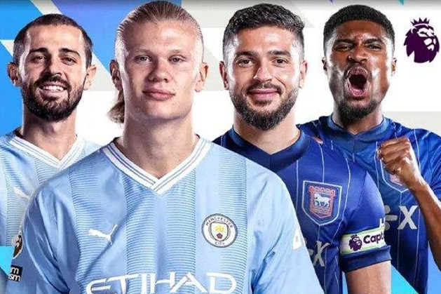 Trực tiếp bóng đá Man City vs Ipswich, vòng 2 Ngoại hạng Anh